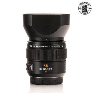 Panasonic Lumix  Leica DG Macro-Elmarit 45mm f/2.8 ASPH M-4/3 Lens EXCELLENT