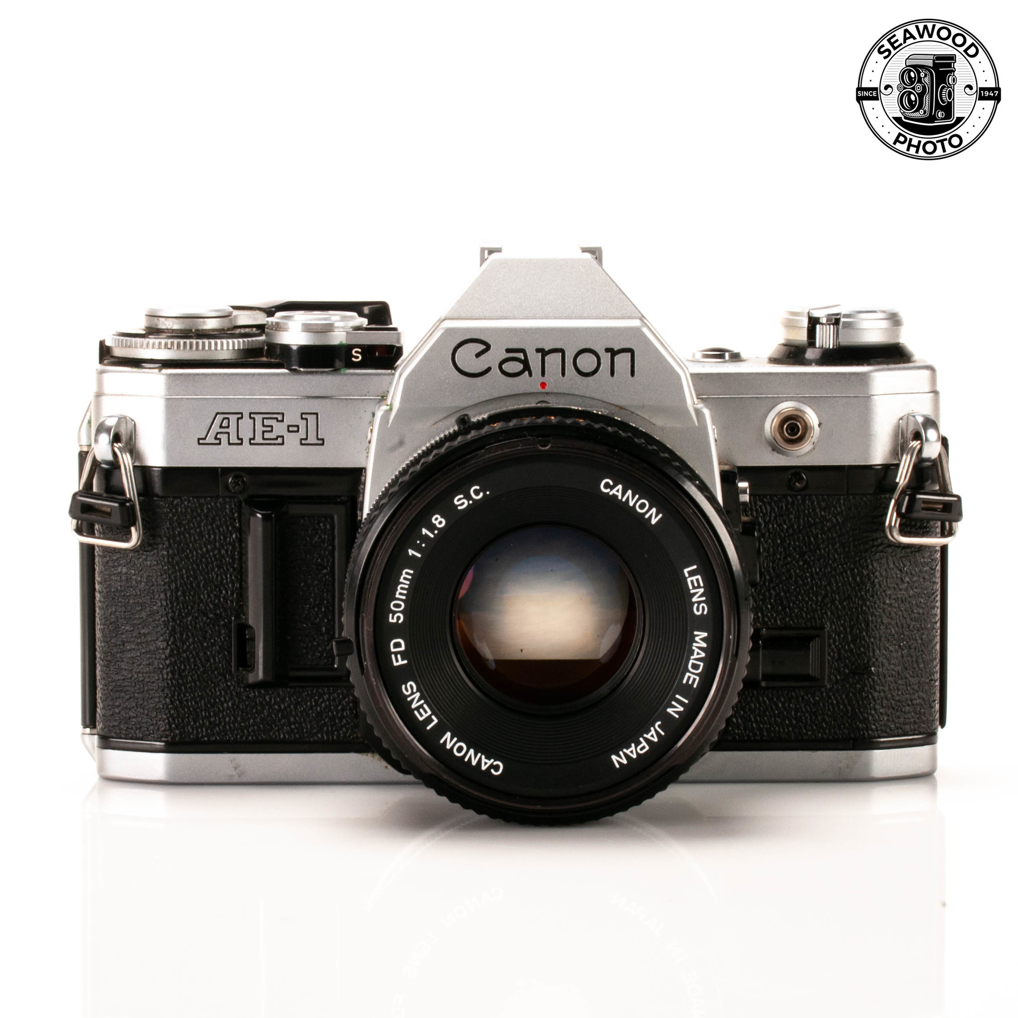 Canon AE-1 フィルムカメラ FD50mm f1.8 おトク情報がいっぱい！ www ...