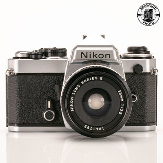 Nikon Nikon FE w/Series E 35mm f/2.5 GOOD+