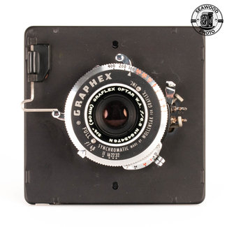 Graflex 90mm f/6.8 Optar W.A. for Super Speed Graphic w/Cam GOOD+