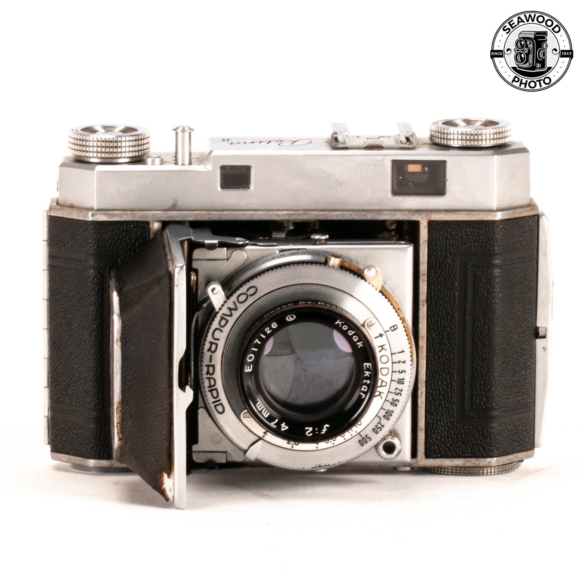 コダック レチナ2 Kodak Retina Ⅱ Ektar 47mm f：2 ケース付 - カメラ ...