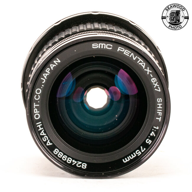 Pentax 67 SMC 75mm f/4.5 Shift Lens GOOD+