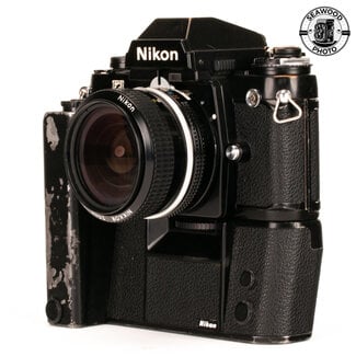 Nikon Nikon F3+MD-4 Motor Drive w/ Nikkor 28mm f3.5 GOOD