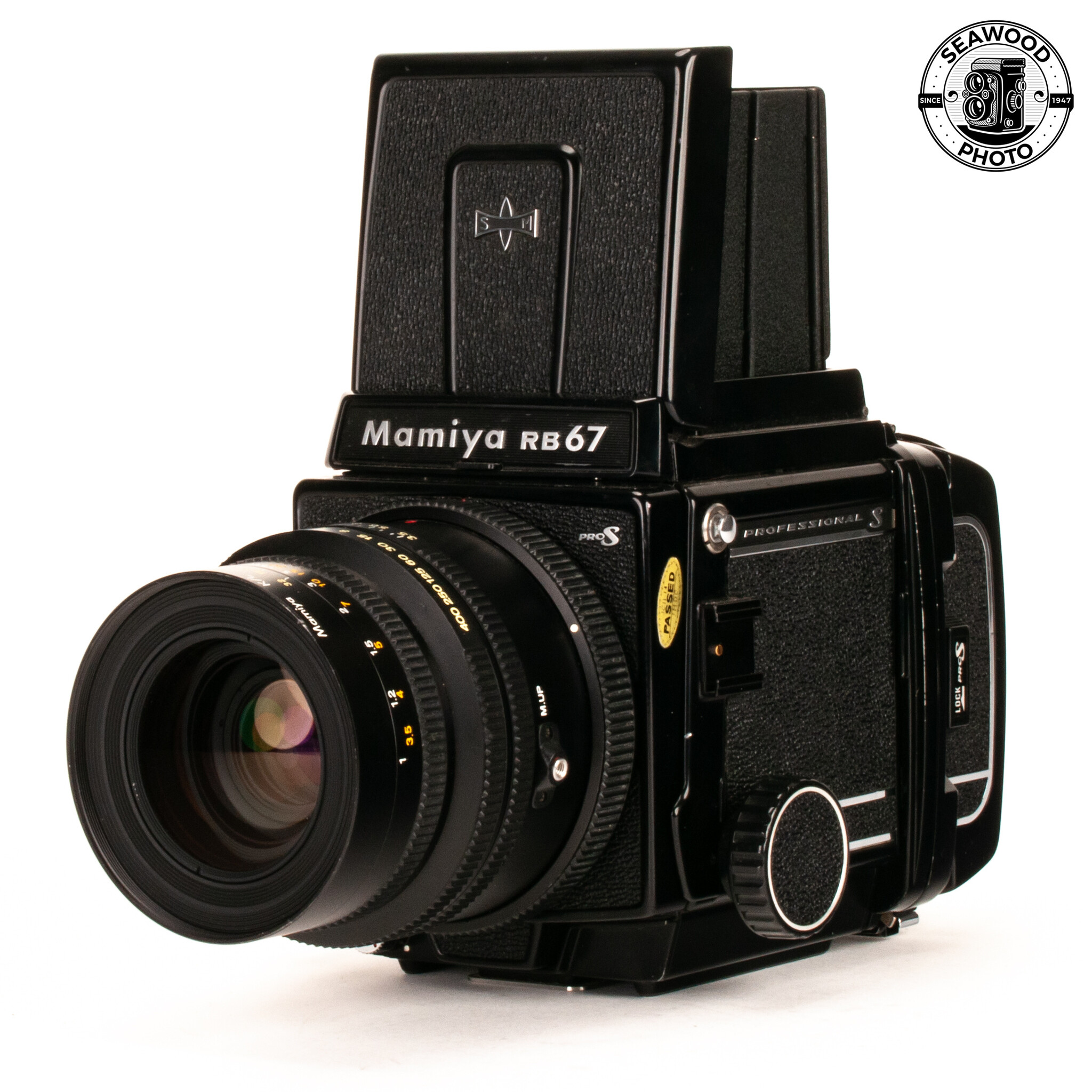 Mamiya RB67 Professional-S 6x7 Camera w/90mm f/3.5 K/L GOOD+