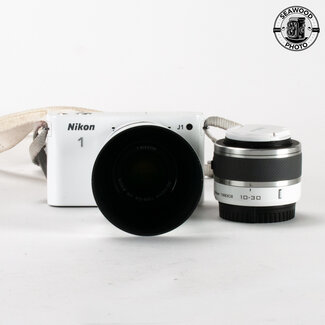 Nikon J1 White w/ 2 Lens Kit - Seawood Photo