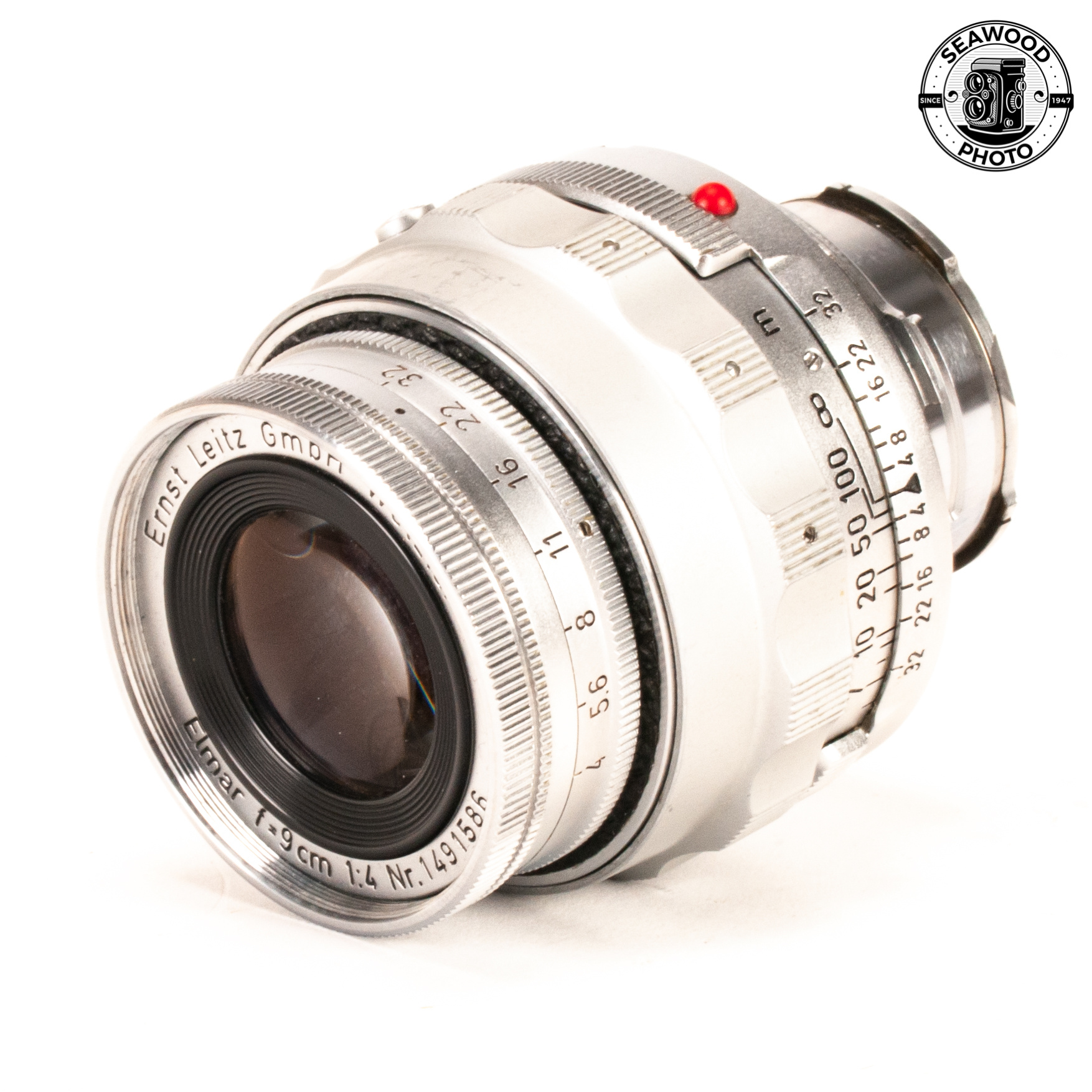 Leica 　ElmerC 90mm f4 Leica Mマウント Leica 90mm f/4 Collapsible Elmar-M GOOD+ - Seawood Photo