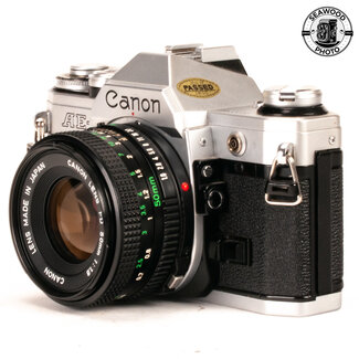 Canon AE-1 w/ FD 50mm f1.8 EXCELLENT - Seawood Photo