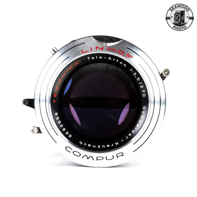Schneider 270mm f/5.5 Tele-Arton Linhof-Select  GOOD+
