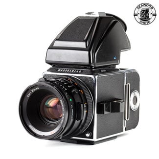 Hasselblad Hasselblad 501C w/Zeiss 80mm f/2.8 Planar CF T*, PM45 Prism, Acute-Matte Screen  GOOD+
