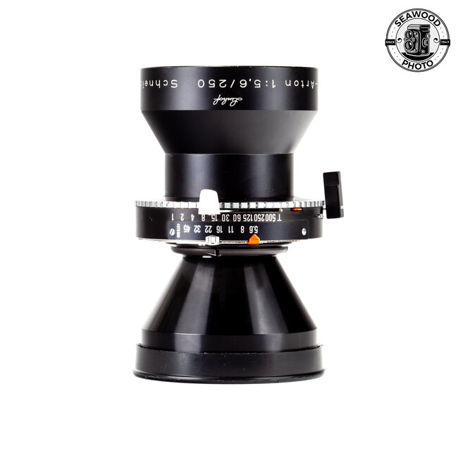 Schneider Linhof 250mm f/5.6 Tele-Arton 4x5 Lens GOOD+