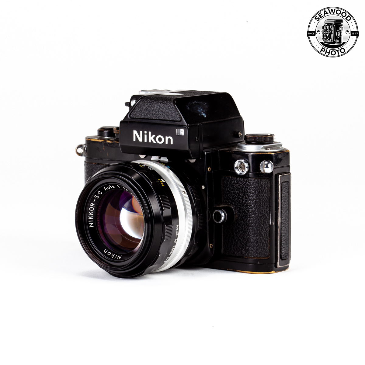 Nikon F2 w/ DP-1 Prism and Nikor S.C. 50mm f1.4 GOOD - Seawood Photo