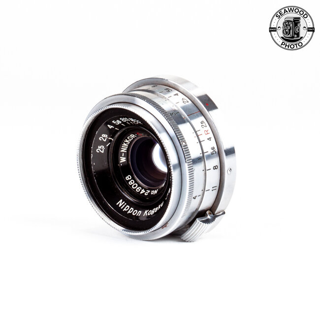 Nikon 35mm 3.5cm f/2.5 W-Nikkor C for Rangefinder Contax, Nikon GOOD+