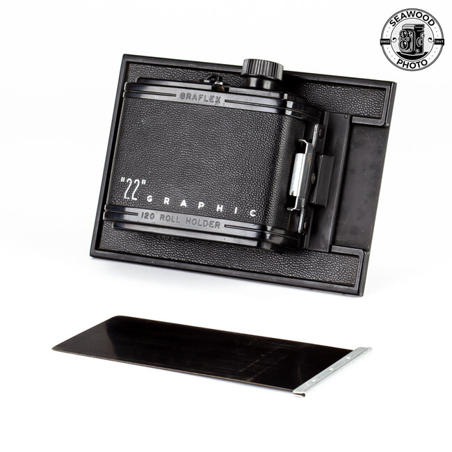 “22” Graphic 6x6 Roll Film Holder GOOD+