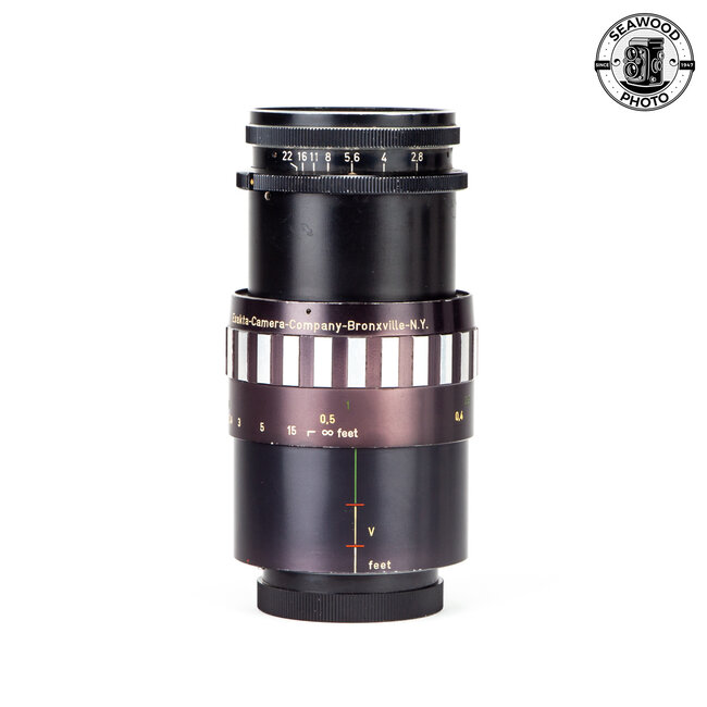 Exakta 50mm f/2.8 Extenar Macro w/Schacht Helical Focus Mount GOOD