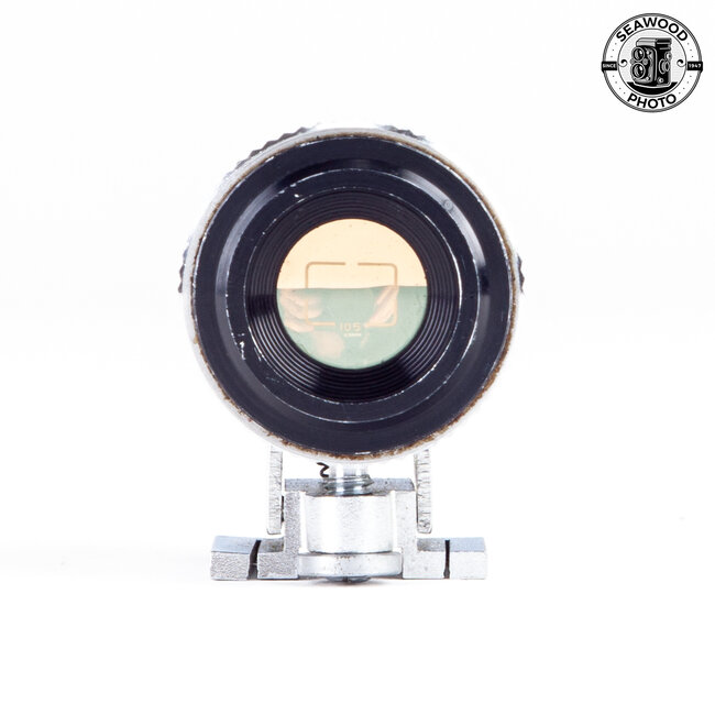 Kyoei Opt.Co. Super-Acall 105mm f3.5 Lens M39 Mount w/Finder GOOD+