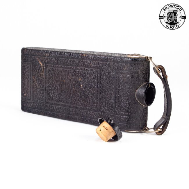 Antique Prohibition Camera Flask GOOD+