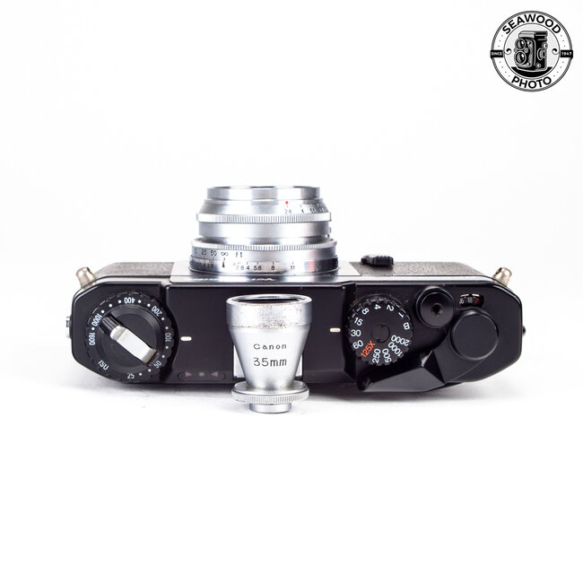 Voigtlander Bessa-L w/ Canon 35mm f2.8 Lens and Finder GOOD