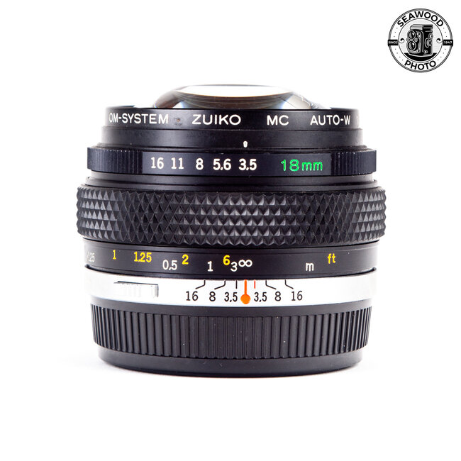 Olympus OM Zuiko 18mm f/3.5 Auto-W GOOD+
