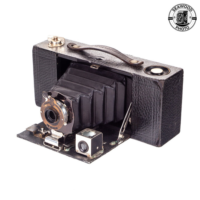 Kodak No. 2A Folding Pocket w/Case GOOD+