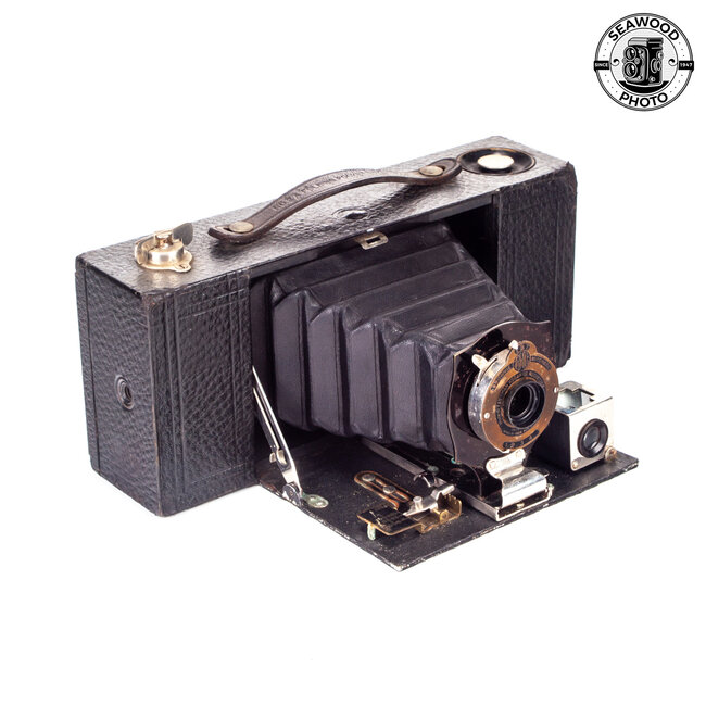 Kodak No. 2A Folding Pocket w/Case GOOD+