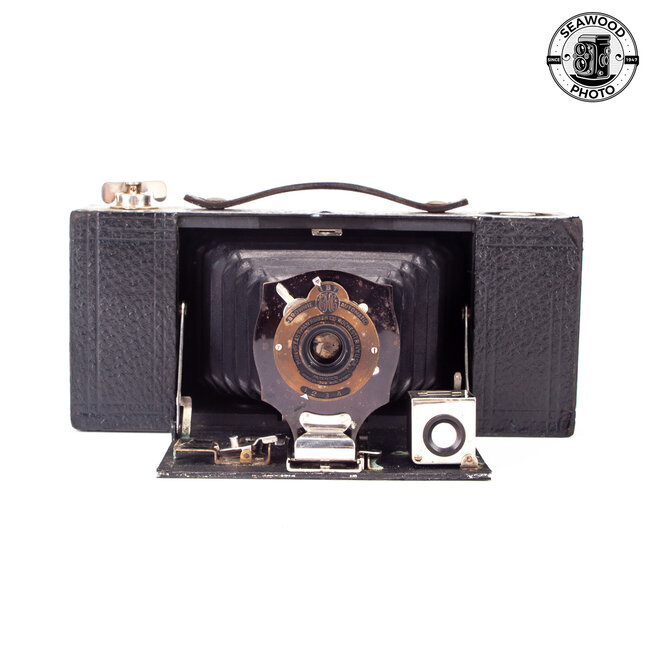 Kodak No. 2A Folding Pocket w/Case GOOD+