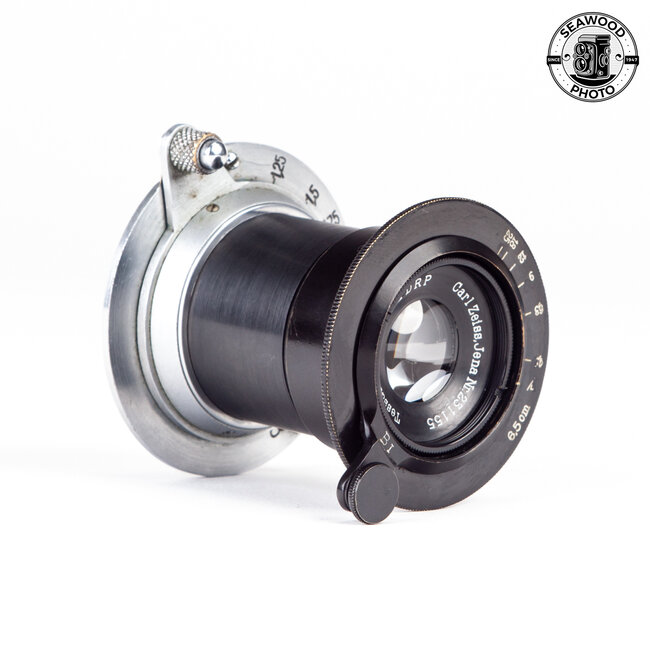 Carl Zeiss 6.5cm (65mm) f/4.5 Tessar in Leica M39 Thread Mount RARE GOOD+