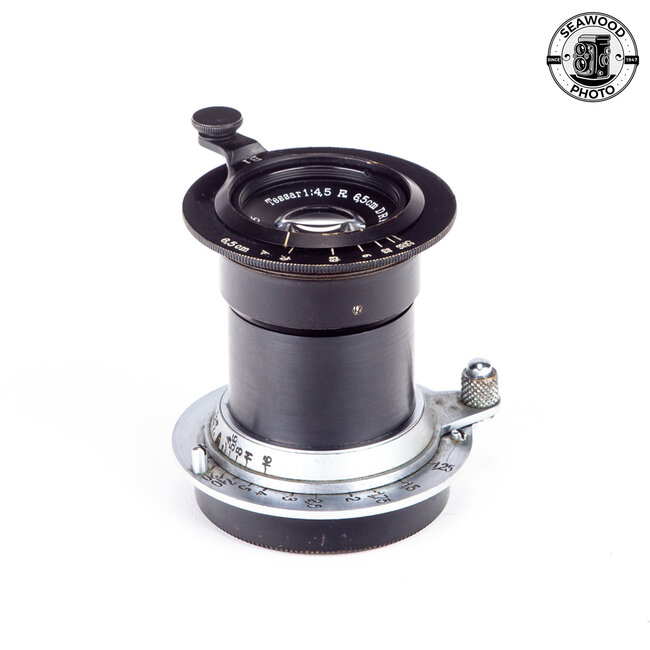 Carl Zeiss 6.5cm (65mm) f/4.5 Tessar in Leica M39 Thread Mount RARE GOOD+