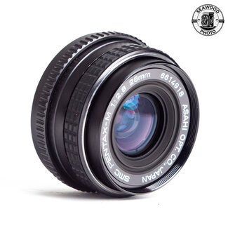 Pentax Pentax-M 28mm f2.8 w/ Hood GOOD