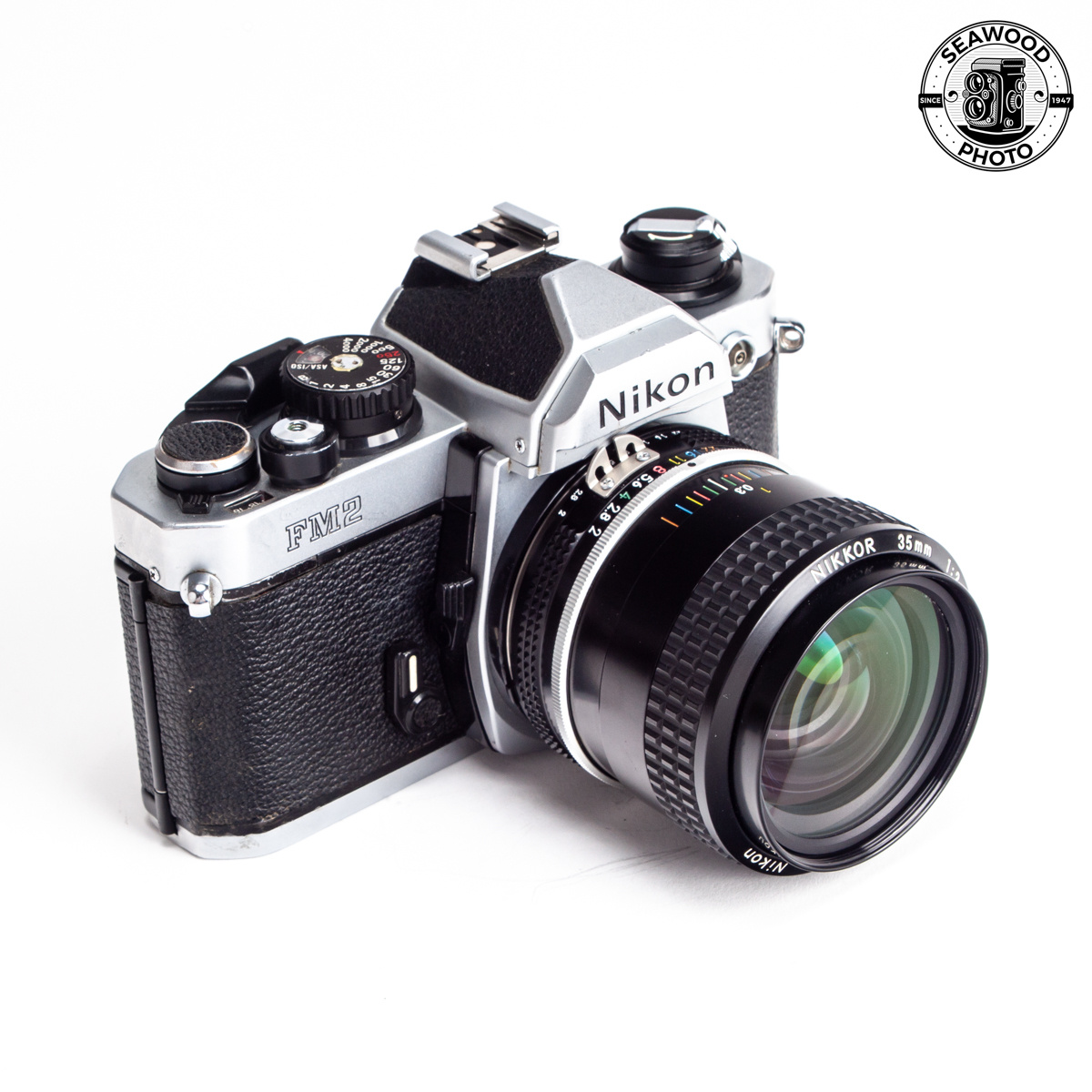 Nikon FM2 35mmフィルムカメラ Nikon FM2 35mm SLR Film Camera with various lenses (CHROME