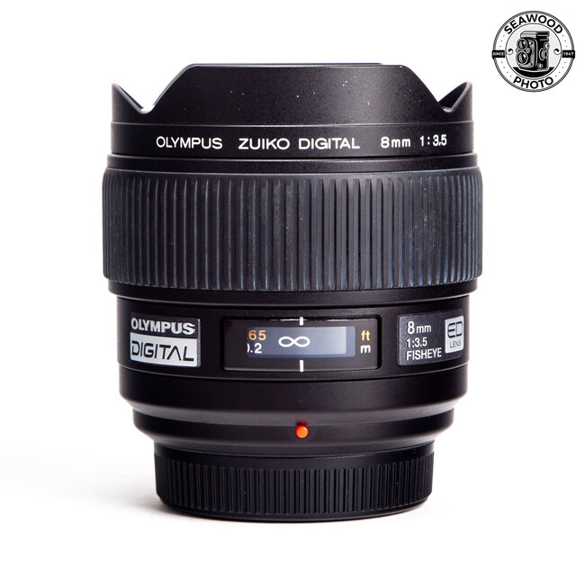 Olympus Digital ED Zuiko 8mm Fisheye Lens Four-Thirds Mount GOOD+