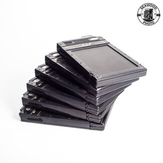 Linhof Linhof 4X5 Plate Holder for Wet Dry Plate, Tin Type, Collodion, Etc. SET OF 6 GOOD+