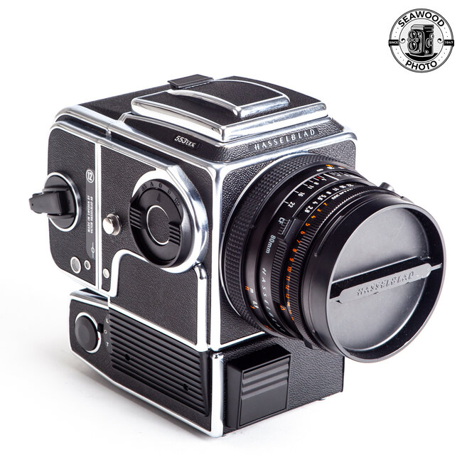 Hasselblad 553 ELX w/80mm f2.8 CF, & Acute Matt Screen GOOD+