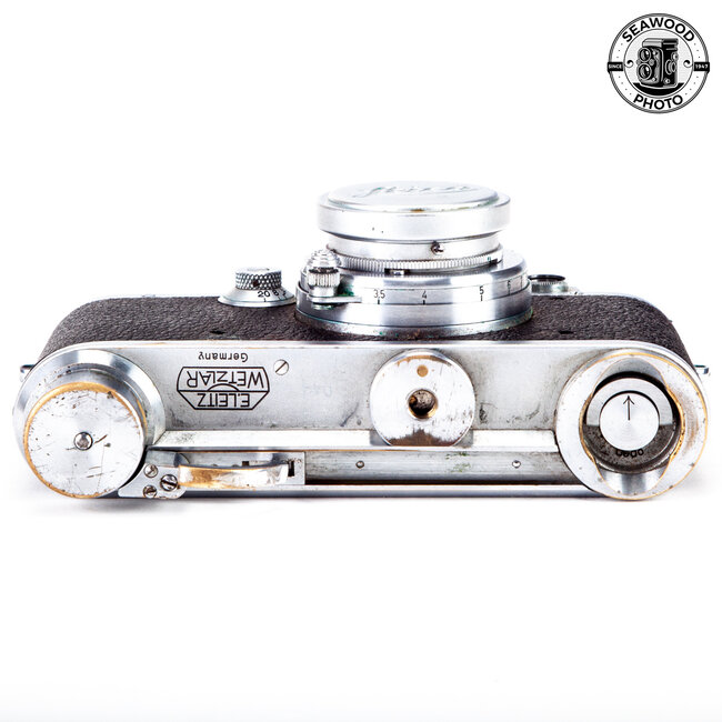 Leica IIIA Leicavit SCNOO w/ 50mm f2 Summar Collapsible GOOD