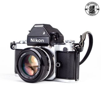 Nikon Nikon F2 Photomic S, DP-2 Finder w/Nikkor 50mm f/1.4 AI, Case EXCELLENT