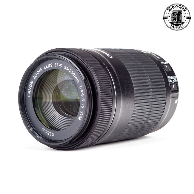 Canon EF-S 55-250mm f/4-5.6 IS STM EXCELLENT - Seawood Photo