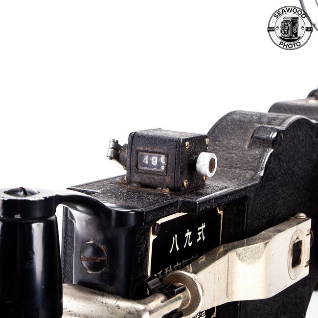 Konishiroku Rukuoh-Sha Type 89 Japanese WWII Military Machine Gun Camera GOOD