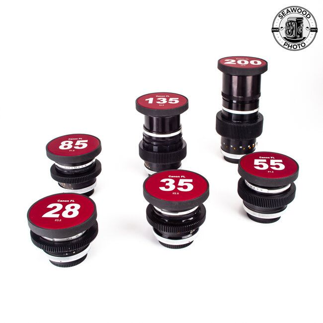Canon FL Cinema 6 Lens Kit (FD MOUNT) GOOD+