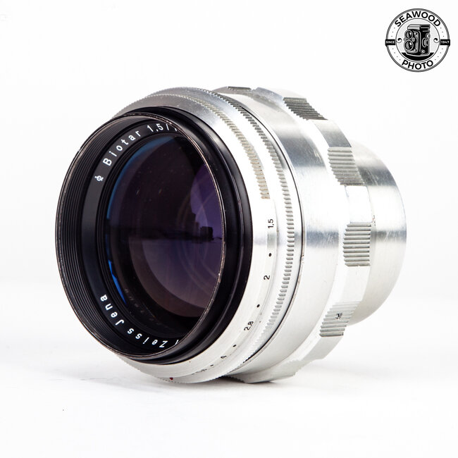 Zeiss 75mm f/1.5 Biotar in Exakta Mount. GOOD+