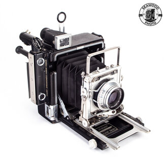 Graflex Graflex Crown Graphic 6x9 w/101mm f/4.5 Graflar, 120 Roll Film Back GOOD