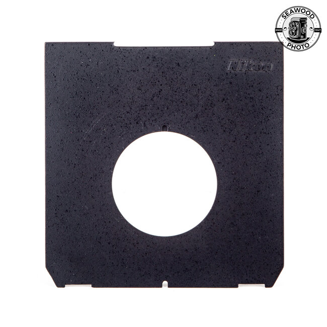 Linhof Technika V-Style Lensboard with Nikon Logo, Fits Copal 1 EXCELLENT
