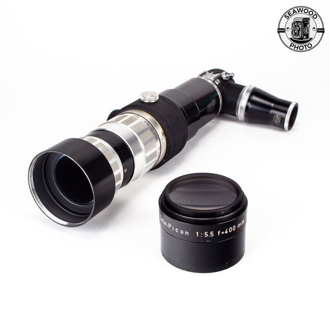 Piesker Berlin 400mm f/5.6 Tele-Picon Leica M39 Mount w/Visoflex GOOD