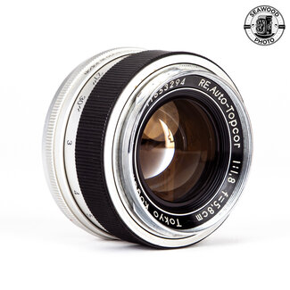 Topcon Topcon 58mm f/1.8 RE Auto-Topcor with Correct Lens Shade EXCELLENT