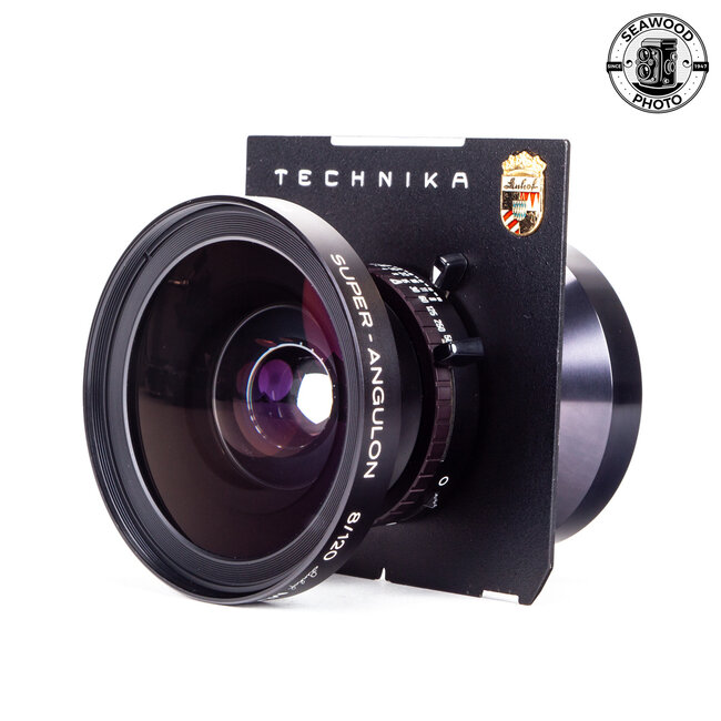 Schneider 120mm f/8 Super-Angulon Linhof Select in Compur-0 Shutter EXCELLENT
