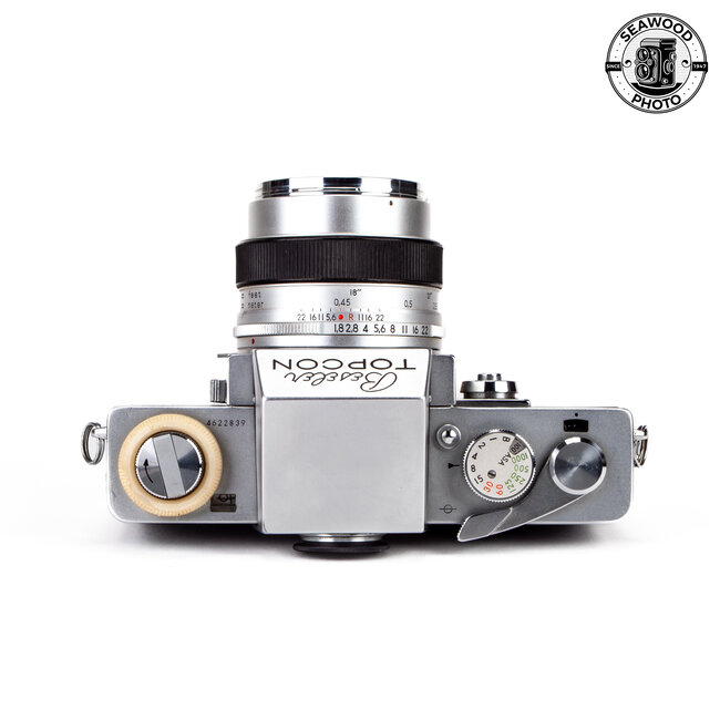 Beseler Topcon Super D w/58mm f/1.8 RE Auto-Topcor GOOD+