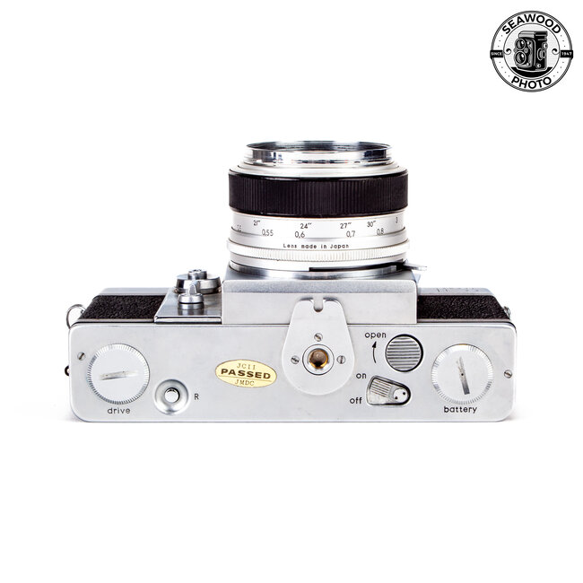 Beseler Topcon Super D w/58mm f/1.8 RE Auto-Topcor GOOD+