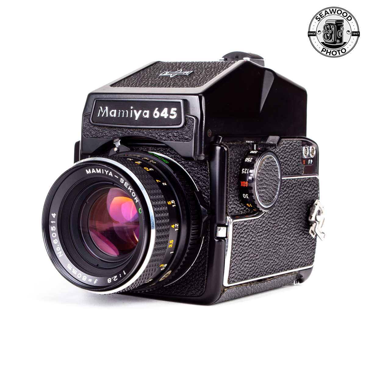 Mamiya M645 sekor c 1:2.8 f=80mm フィルムカメラ Mamiya M645 w/ Sekor-C 80mm f2.8 EXCELLENT - Seawood Photo