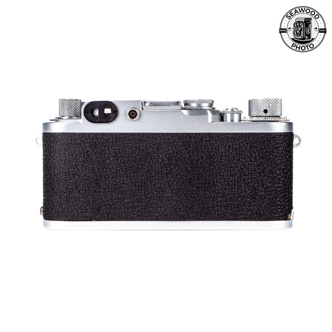 Leica IIIf Rangefinder Camera w/Collapsible 50mm Leitz Elmar GOOD+