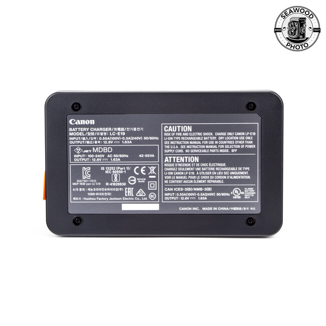 Canon LC-E19 Battery Charger for LP-E19 Battery for 1DX Mark 2 Mark 3 LIKE NEW