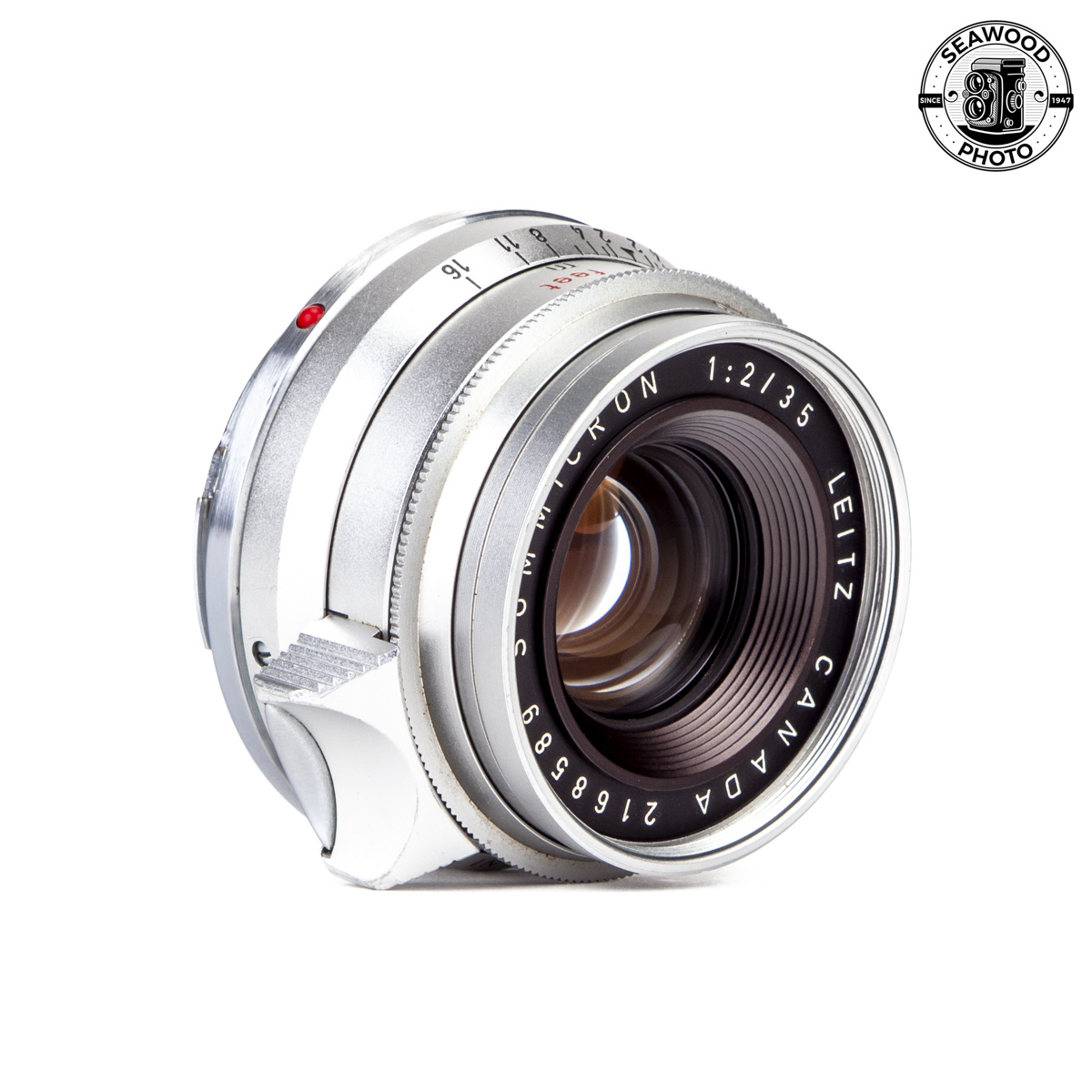 Leica 35mm f2 Summicron 8-Element Made In Canada GOOD+ Seawood Photo
