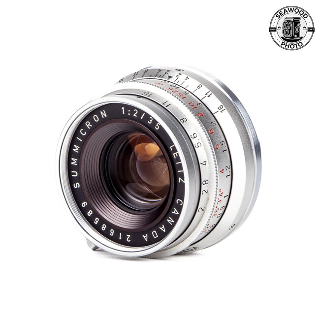 Leica 35mm f2 Summicron 8-Element Made In Canada GOOD+